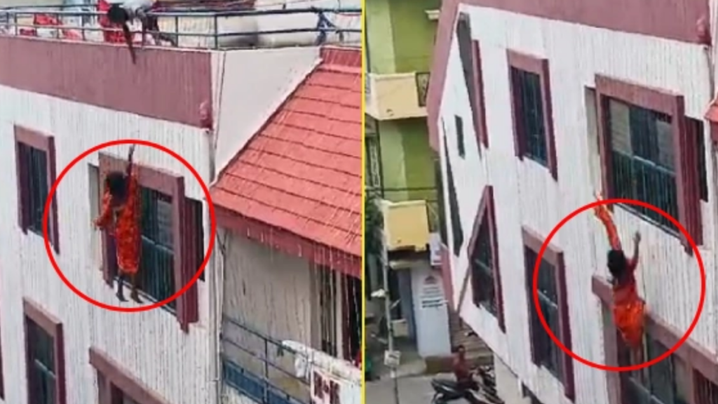 woman injured after slipped from the terrace in bengaluru